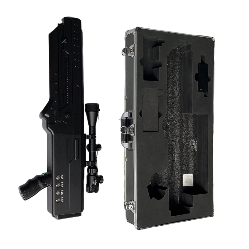  抱罗镇手持便携式枪型低空防御反制四通道A型