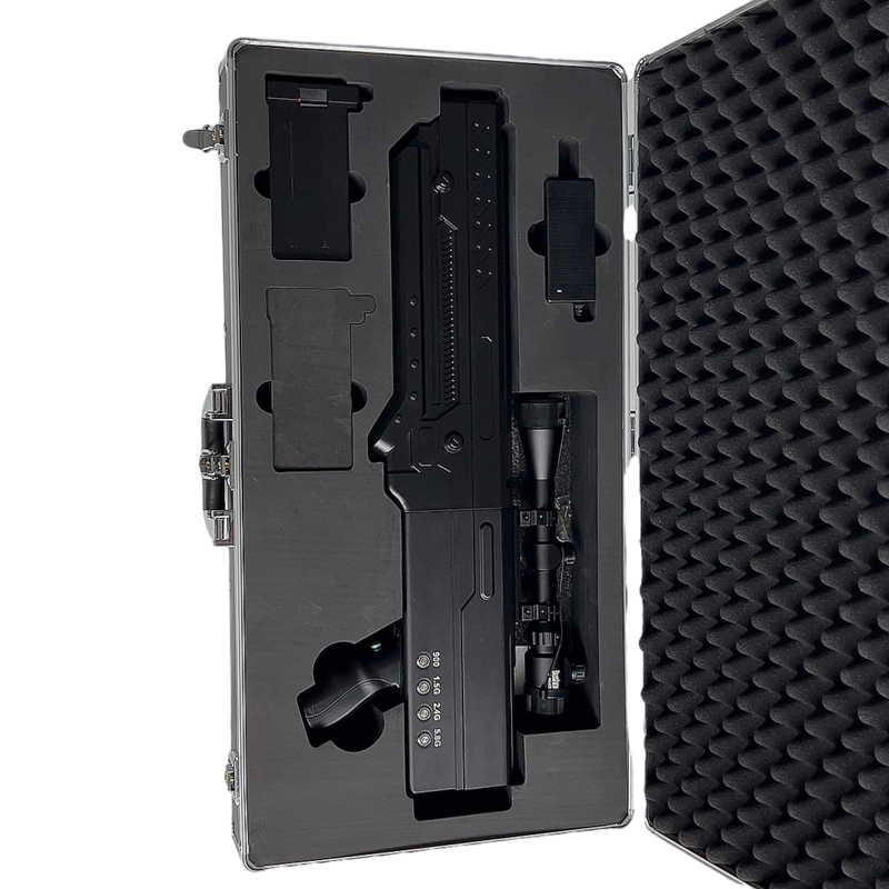  抱罗镇手持便携式枪型低空防御反制四通道B型